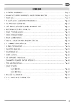 Preview for 3 page of Fac F300 VO L Use And Maintenance Manual