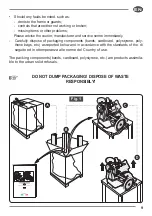 Preview for 9 page of Fac F300 VO L Use And Maintenance Manual