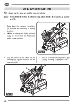 Preview for 24 page of Fac F350I Use And Maintenance Manual