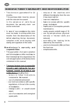 Preview for 8 page of Fac HR 100 Use And Maintenance Manual