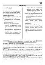 Preview for 9 page of Fac HR 100 Use And Maintenance Manual