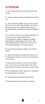 Preview for 2 page of FACE VITAL Ultrasonic Skin Scrubber User Manual