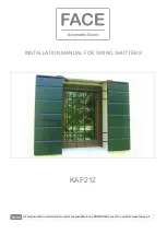 Face KAF212 Installation Manual предпросмотр