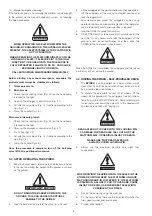 Предварительный просмотр 10 страницы facelift spider ts26 Short-Form Operating Instructions