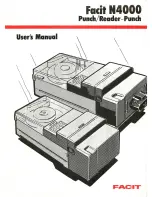 Facit N4000 User Manual preview