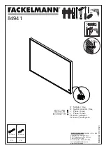 Предварительный просмотр 1 страницы Fackelmann 4008033849418 Instructions For Mounting And Use