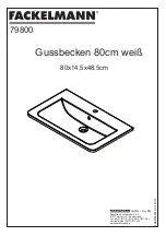 Fackelmann 79800 Instructions For Mounting And Use preview