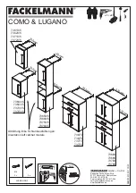 Fackelmann COMO & LUGANO 73613 Instructions For Mounting And Use preview