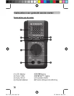 Предварительный просмотр 56 страницы Facom 720.T Instruction Manual