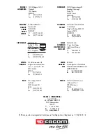 Предварительный просмотр 11 страницы Facom 779.CL2 Instruction Manual