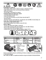 Предварительный просмотр 27 страницы Facom CL2.BA19 809184 Instruction Manual