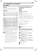 Preview for 73 page of Facom CL3.CH18S Original Instructions Manual