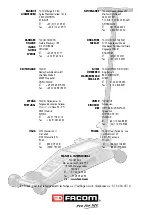 Preview for 20 page of Facom DL.200 Original Instructions Manual