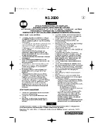 Preview for 42 page of Facom NJ.2000 Instructions Manual