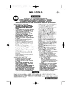 Предварительный просмотр 30 страницы Facom NM.1010LA Instructions Manual