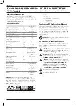 Preview for 4 page of Facom Scandiag DX.TSCANPB Original Instructions Manual