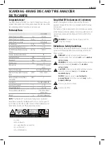 Preview for 15 page of Facom Scandiag DX.TSCANPB Original Instructions Manual