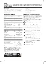 Preview for 36 page of Facom Scandiag DX.TSCANPB Original Instructions Manual