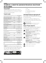 Preview for 92 page of Facom Scandiag DX.TSCANPB Original Instructions Manual