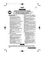 Предварительный просмотр 20 страницы Facom V.401 Instruction Manual