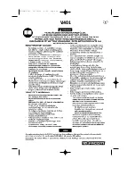 Предварительный просмотр 26 страницы Facom V.401 Instruction Manual