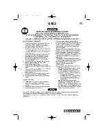 Preview for 5 page of Facom V.402 Instructions Manual