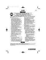 Предварительный просмотр 2 страницы Facom V.403 Instructions Manual