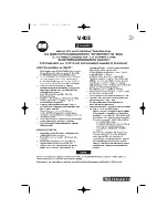 Предварительный просмотр 29 страницы Facom V.403 Instructions Manual