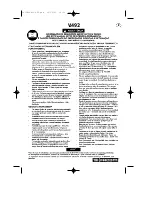 Предварительный просмотр 20 страницы Facom V.492 Instructions Manual