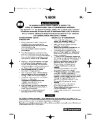 Предварительный просмотр 11 страницы Facom V.610R Instructions Manual