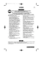 Preview for 2 page of Facom V.620R Instructions Manual