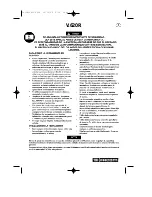 Preview for 14 page of Facom V.620R Instructions Manual