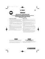 Предварительный просмотр 5 страницы Facom V.781B Instructions Manual