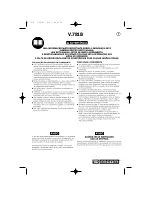 Предварительный просмотр 20 страницы Facom V.781B Instructions Manual