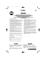 Предварительный просмотр 32 страницы Facom V.781B Instructions Manual