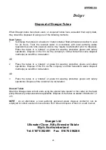 Preview for 25 page of Factair F6100 Operating Instructions Manual