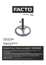 Preview for 1 page of FACTO 4003029 Operator'S Manual