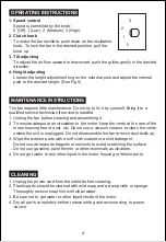 Preview for 5 page of FACTO 70395008 Operator'S Manual