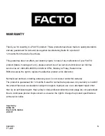 Предварительный просмотр 5 страницы FACTO FT-23E Owner'S Manual