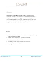 Preview for 4 page of Factor Electronics HD100BaseT-In-Wall-Balun Manual