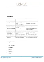 Preview for 9 page of Factor Electronics HD100BaseT-In-Wall-Balun Manual