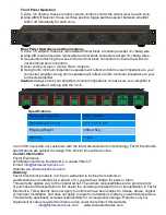 Preview for 4 page of Factor Electronics VC-6 Owner'S Manual