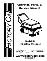 Preview for 1 page of Factory Cat 34 Operator, Parts, & Service Manual