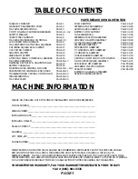 Preview for 4 page of Factory Cat 390 Series Operator And Parts Manual