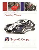 Factory Five Racing Type 65 Coupe Assembly Manual предпросмотр