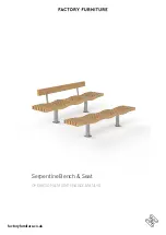Factory Furniture Serpentine Bench Operation & Maintenance Manual preview