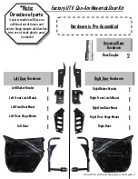 Preview for 2 page of FACTORY UTV Can-Am Maverick Door package Installation Manual