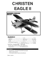 Factory CHRISTEN EAGLE II Assembly Manual preview