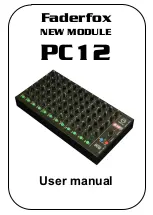 Faderfox NEW MODULE PC12 User Manual предпросмотр