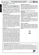 Preview for 2 page of fadini APROLI 280 BATT Instruction Manual